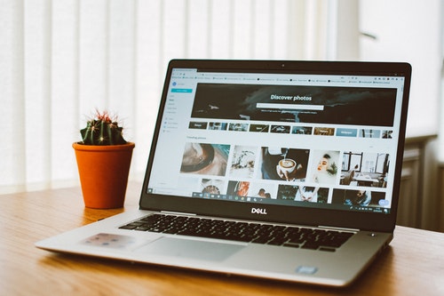 ノートパソコンの画面